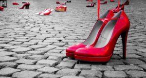 Scarpa rossa Twelveglances